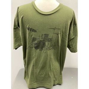 Evans Drum Heads Musician T-shirt Drummer Drum Set T-Shirt Extra Large